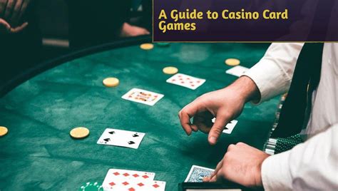 Popular Casino Card Games – Full Guide .